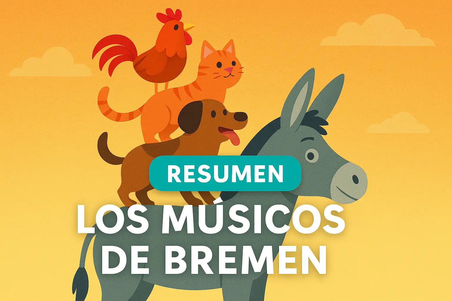 Resumen cuento los músicos de Bremen