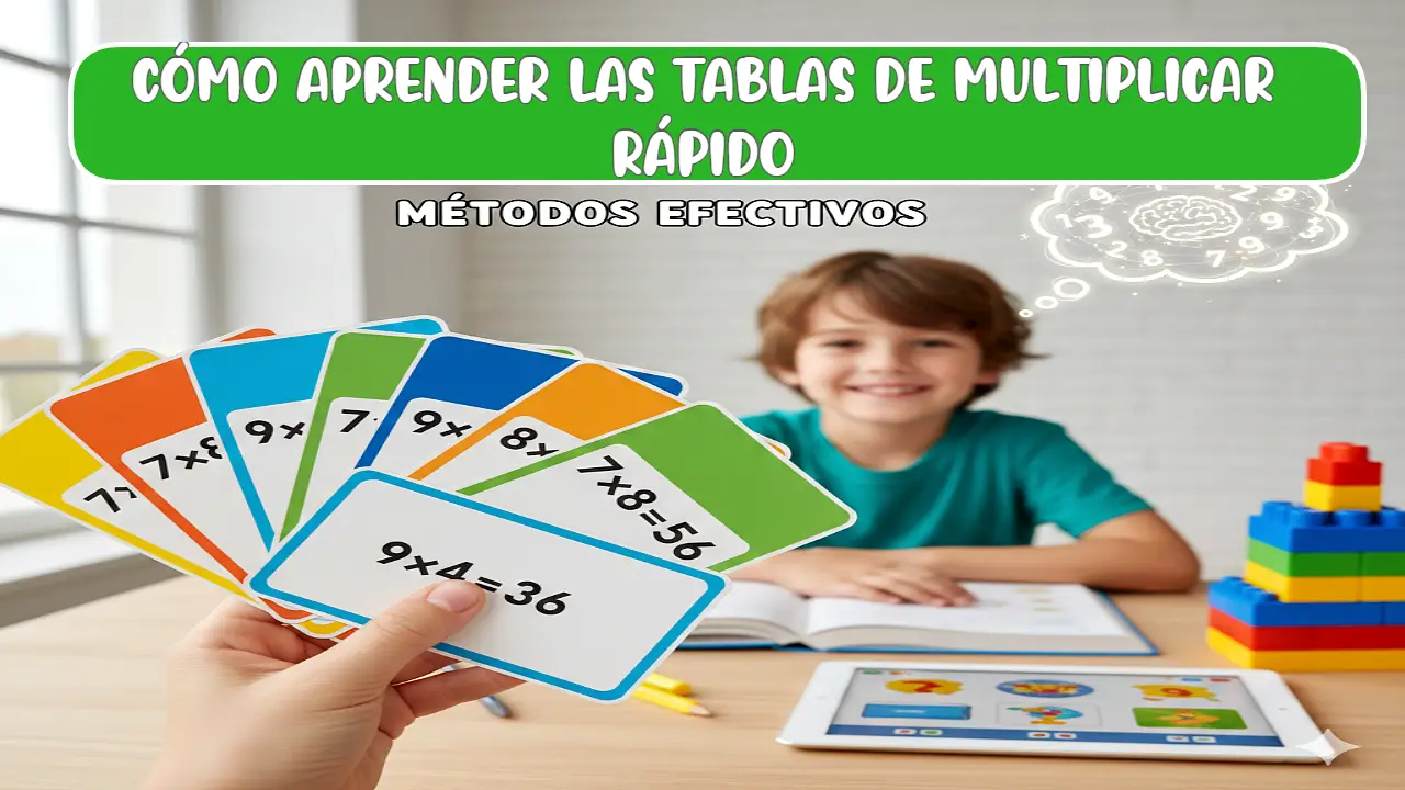 Cómo Aprender las Tablas de Multiplicar Rápido: Métodos Efectivos