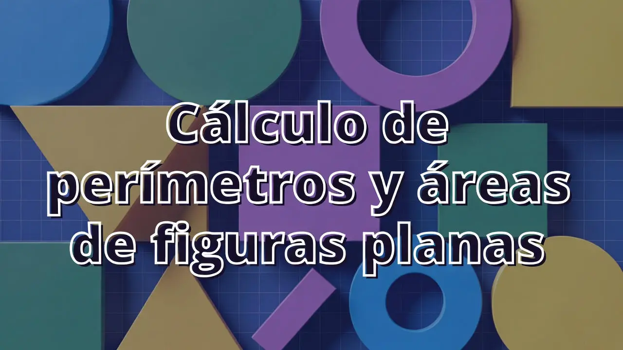 Cálculo de perímetros y áreas de figuras planas