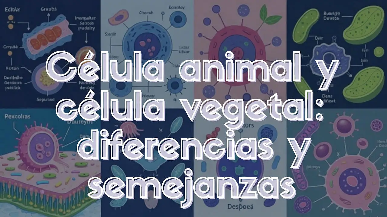 Célula animal y célula vegetal: diferencias y semejanzas