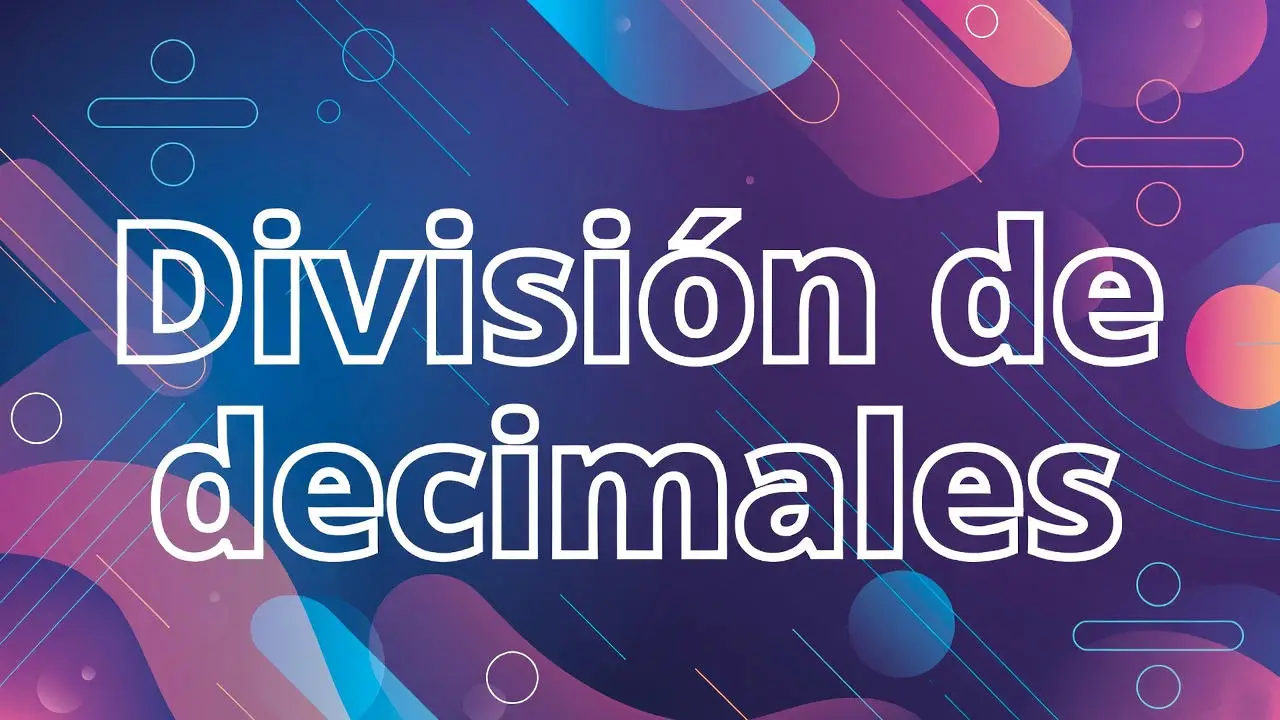 División de decimales
