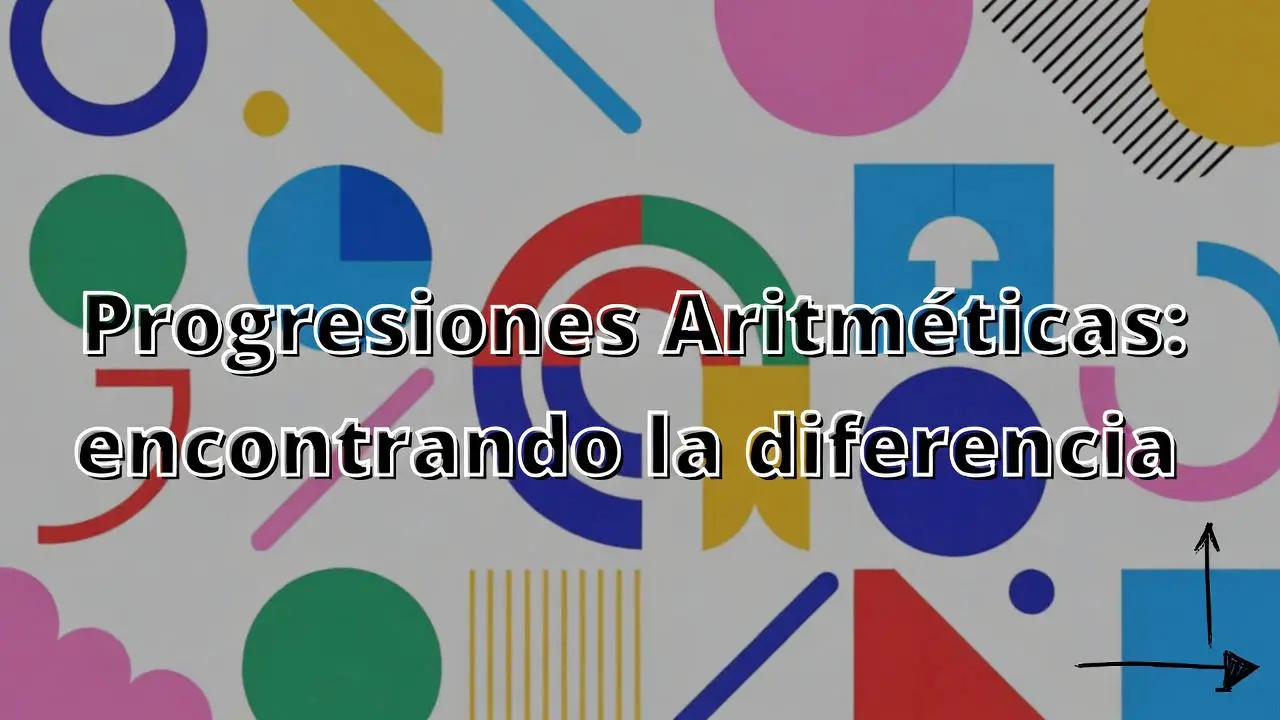 Progresiones Aritméticas: encontrando la diferencia