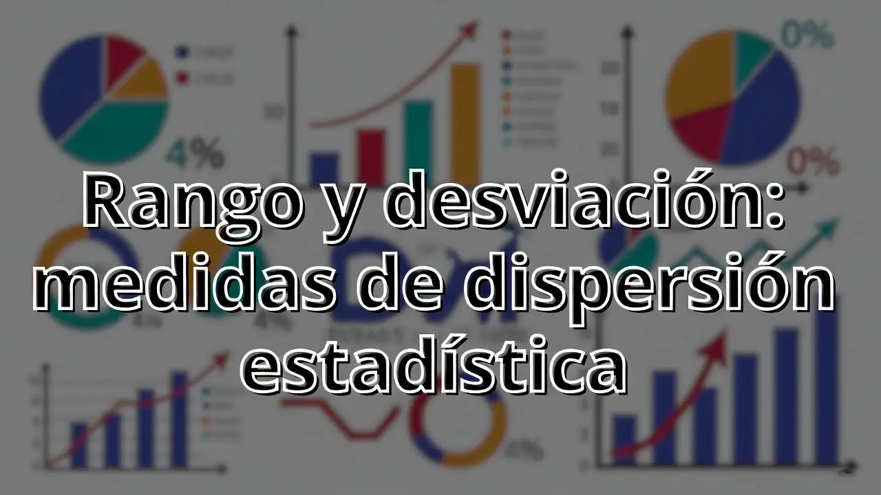 Rango y desviación: medidas de dispersión estadística