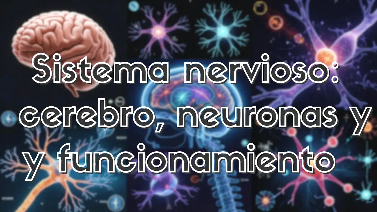 Sistema nervioso: cerebro, neuronas y funcionamiento