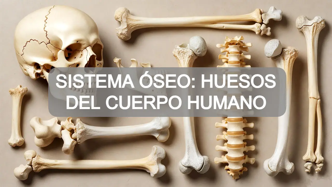 Sistema óseo: huesos del cuerpo humano