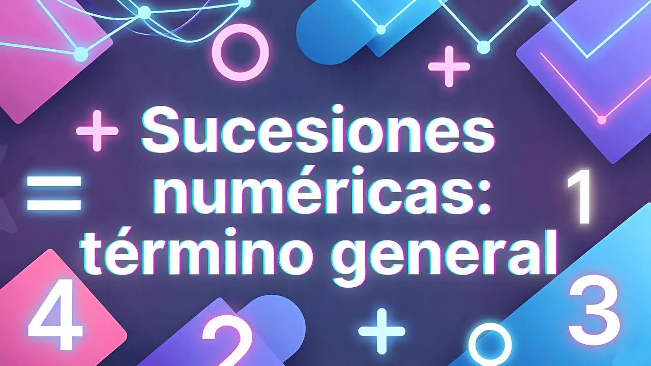 Sucesiones numéricas: término general