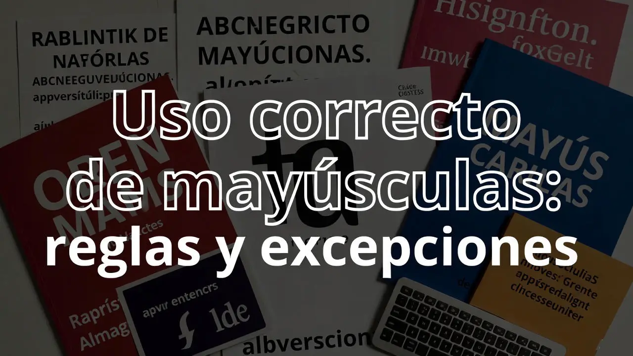 Uso correcto de mayúsculas: reglas y excepciones