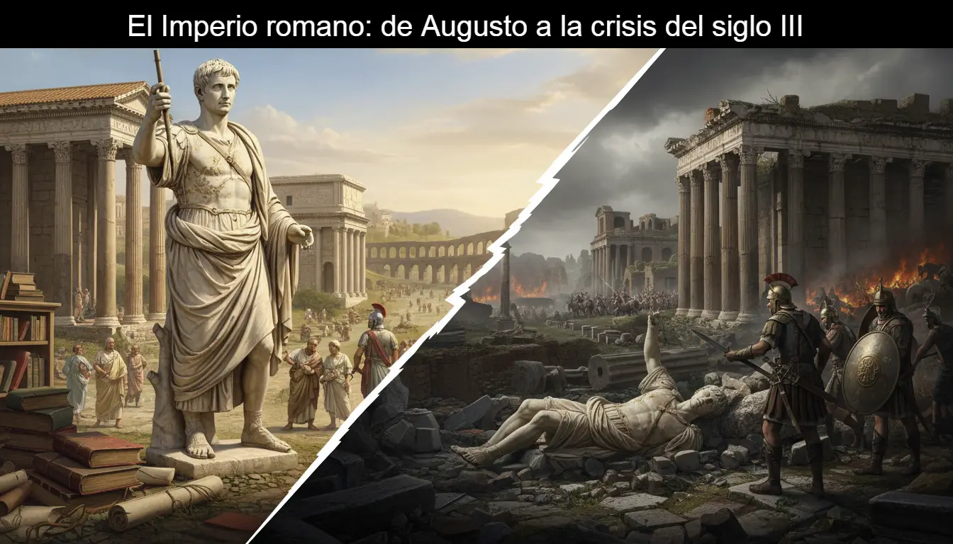 El Imperio romano: de Augusto a la crisis del siglo III
