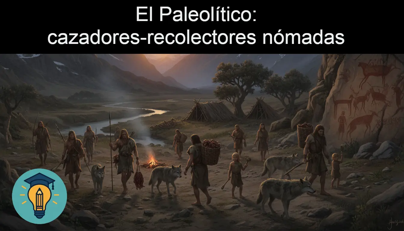 El Paleolítico: cazadores-recolectores nómadas