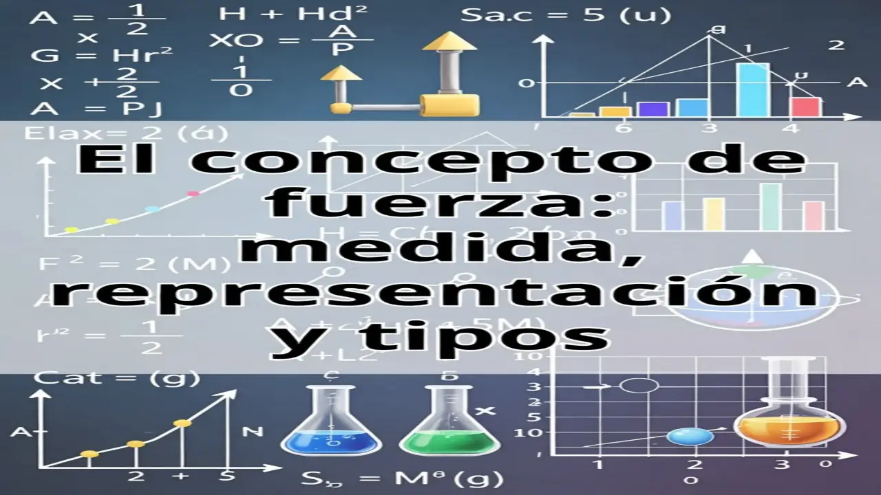 El concepto de fuerza medida, representación y tipos