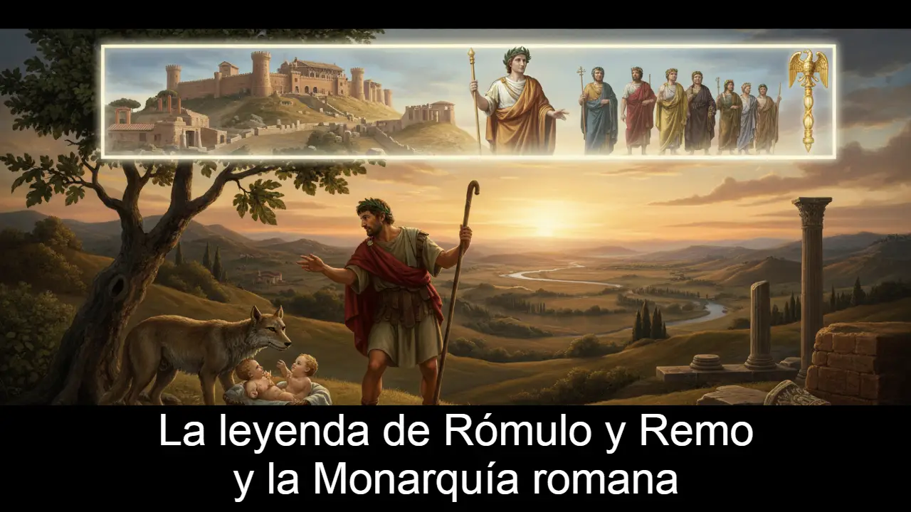 La leyenda de Rómulo y Remo y la Monarquía romana