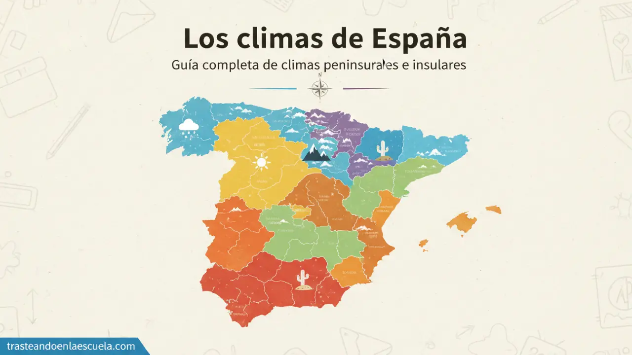 Los climas de España: guía completa de climas peninsulares e insulares