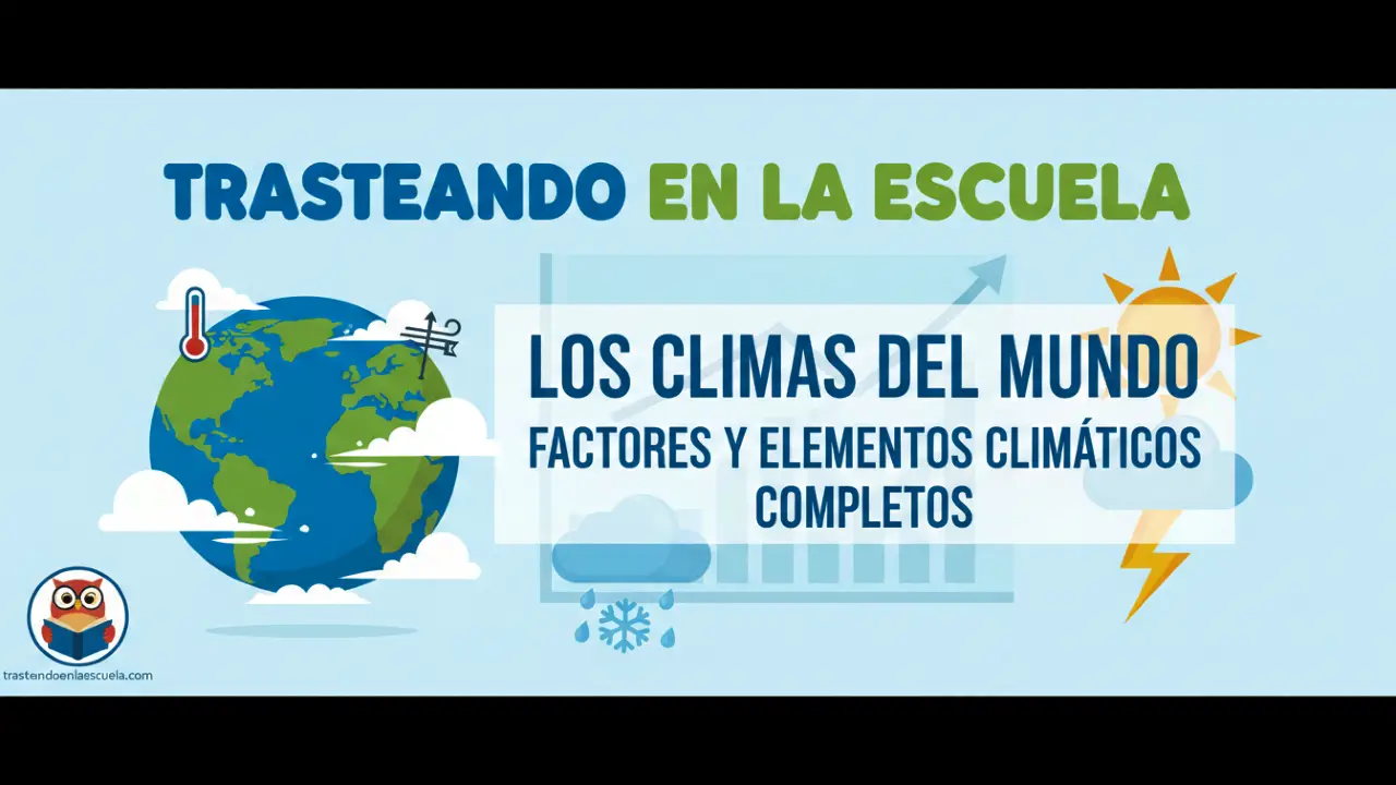 Los climas del mundo: factores y elementos climáticos completos