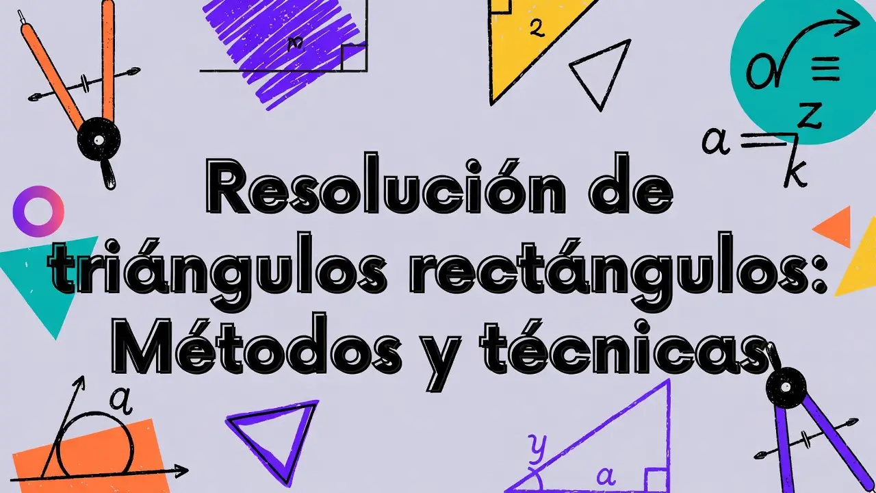 Resolución de triángulos rectángulos: Métodos y técnicas