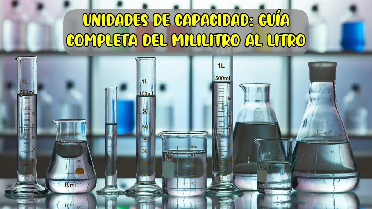 Unidades de capacidad: guía completa del mililitro al litro