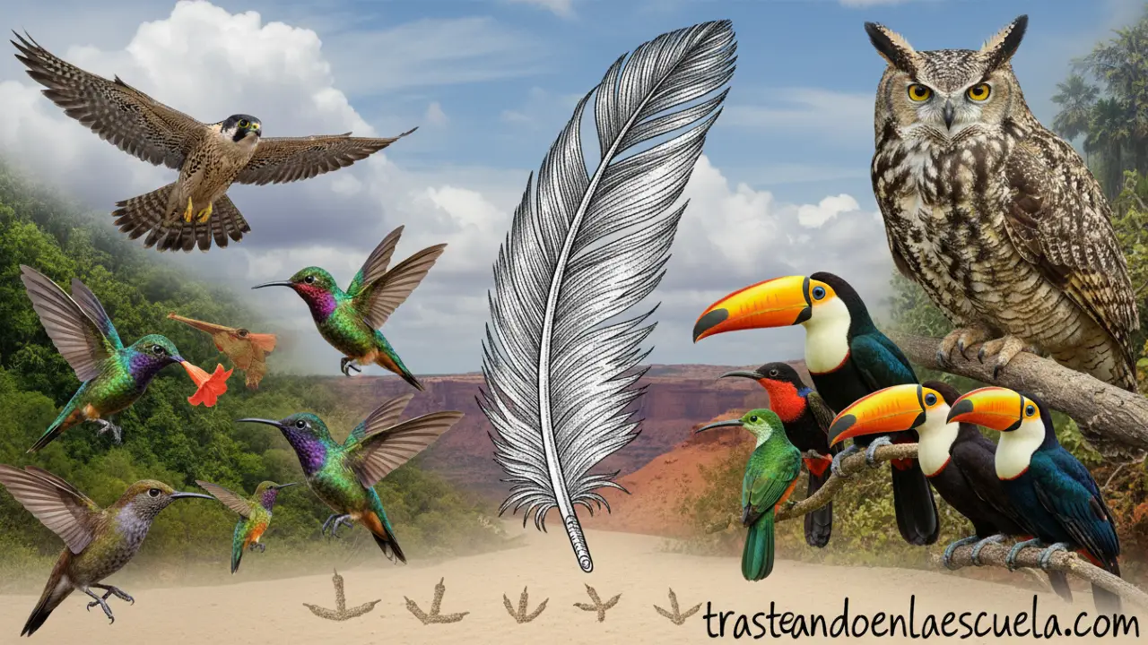 Aves: características, plumas, vuelo y ejemplos