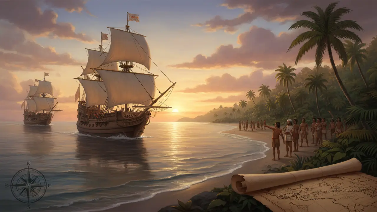 El 12 de octubre de 1492: el descubrimiento de América