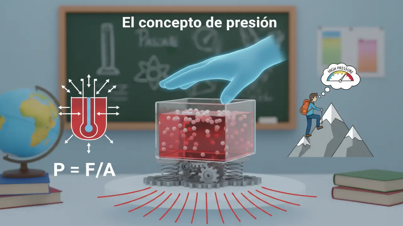 El concepto de presión: definición, fórmula y unidades