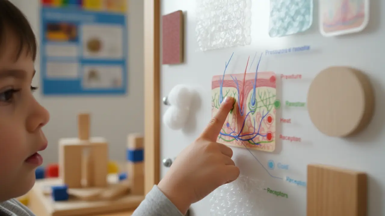 El sentido del tacto: la piel y sus receptores