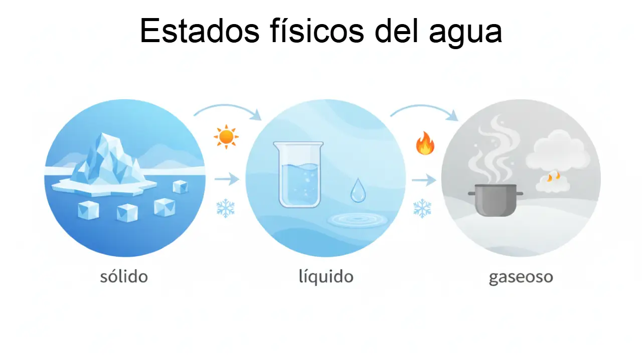 Estados físicos del agua