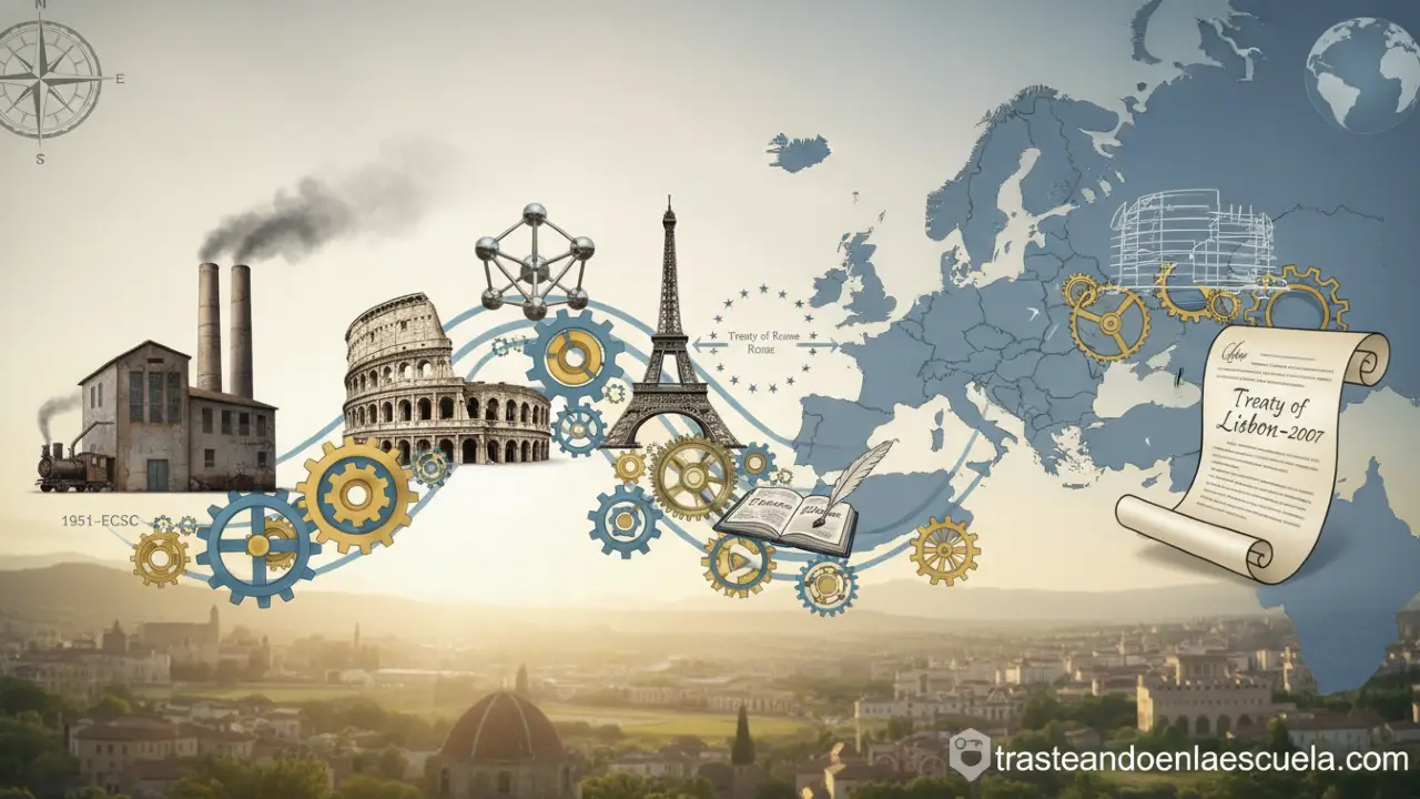 Historia de la UE: de la CECA al Tratado de Lisboa