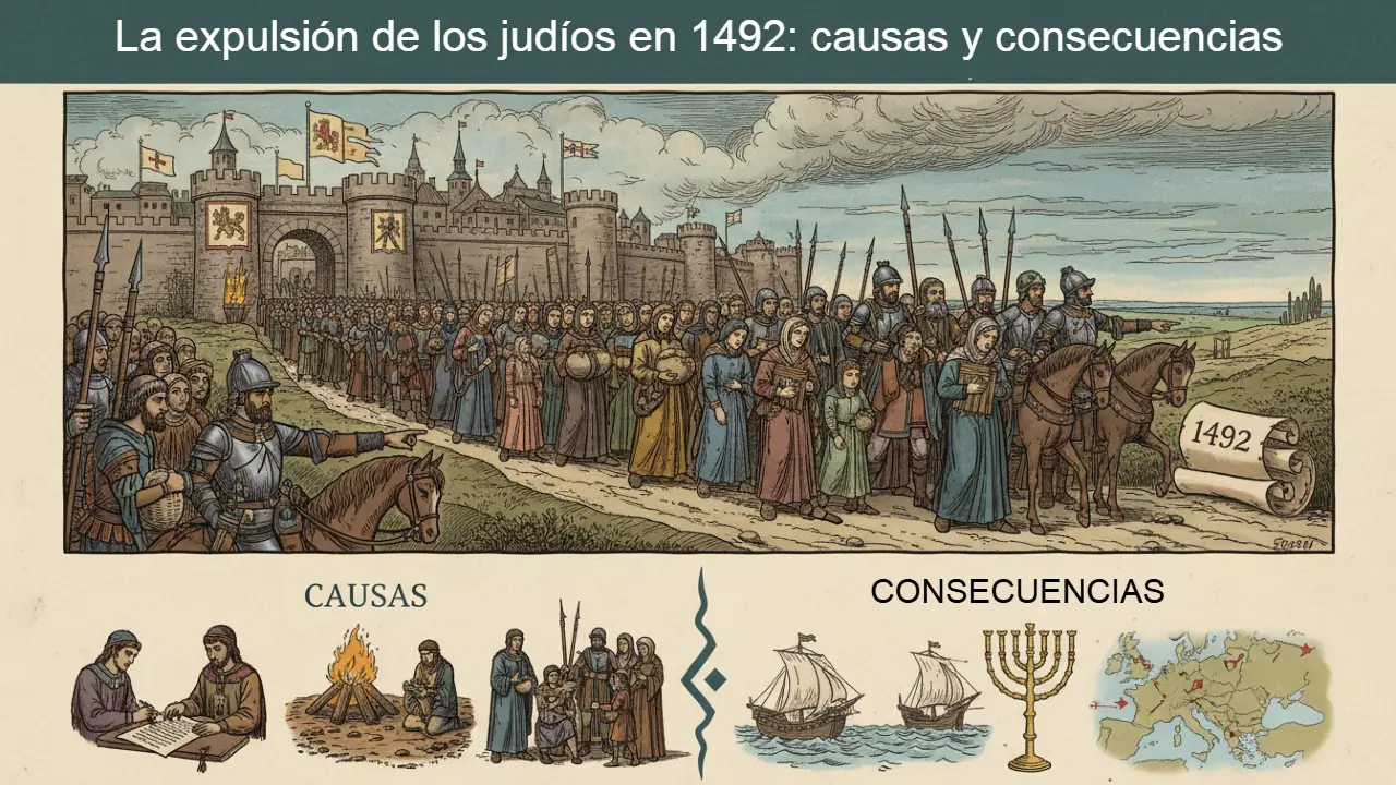 La expulsión de los judíos en 1492: causas y consecuencias