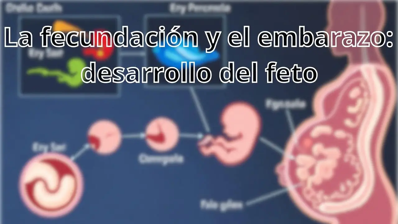 La fecundación y el embarazo: desarrollo del feto