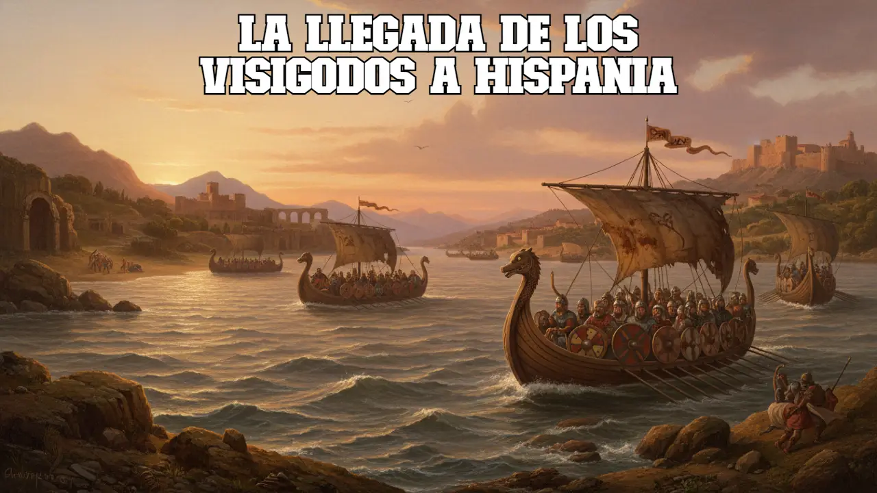 La llegada de los visigodos a Hispania