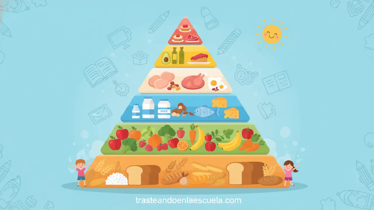 La pirámide alimenticia: guía completa de los grupos de alimentos