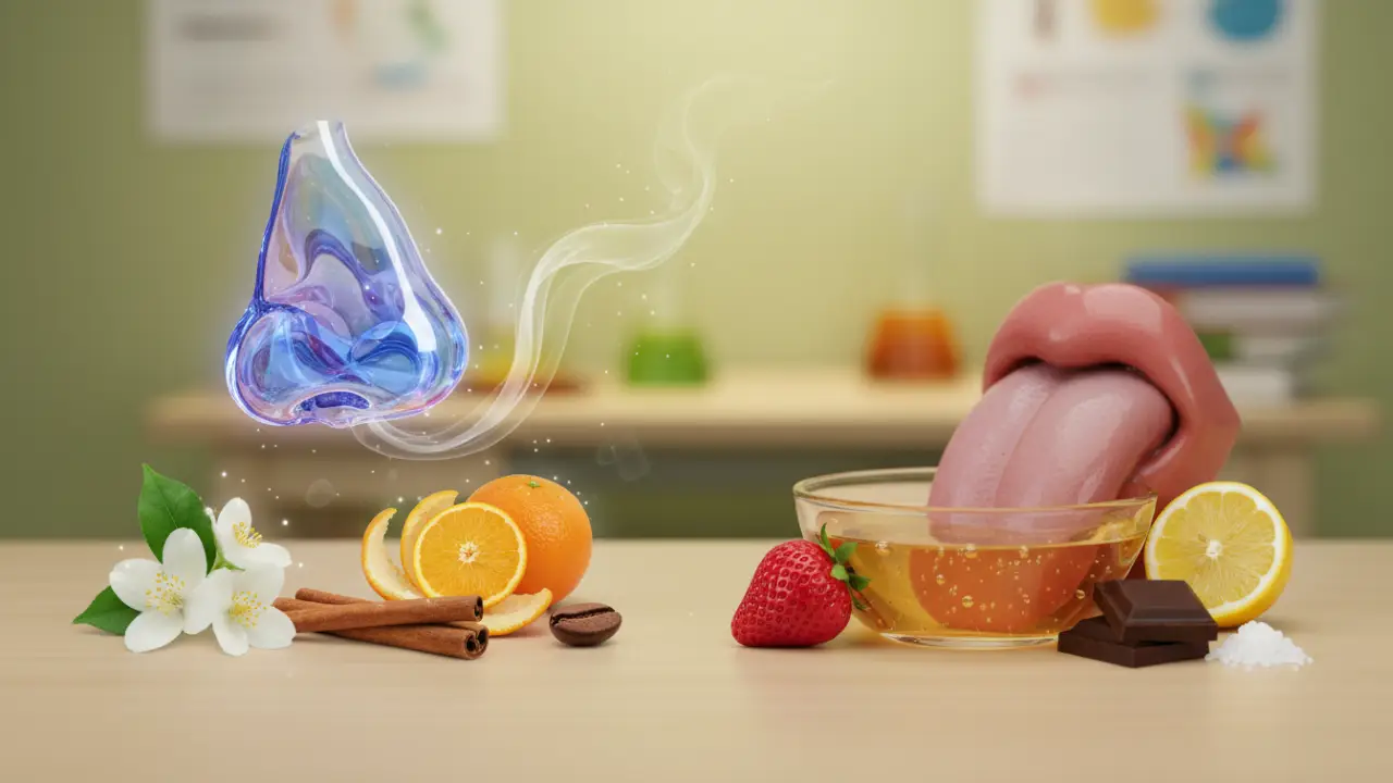 Los sentidos químicos: olfato y gusto