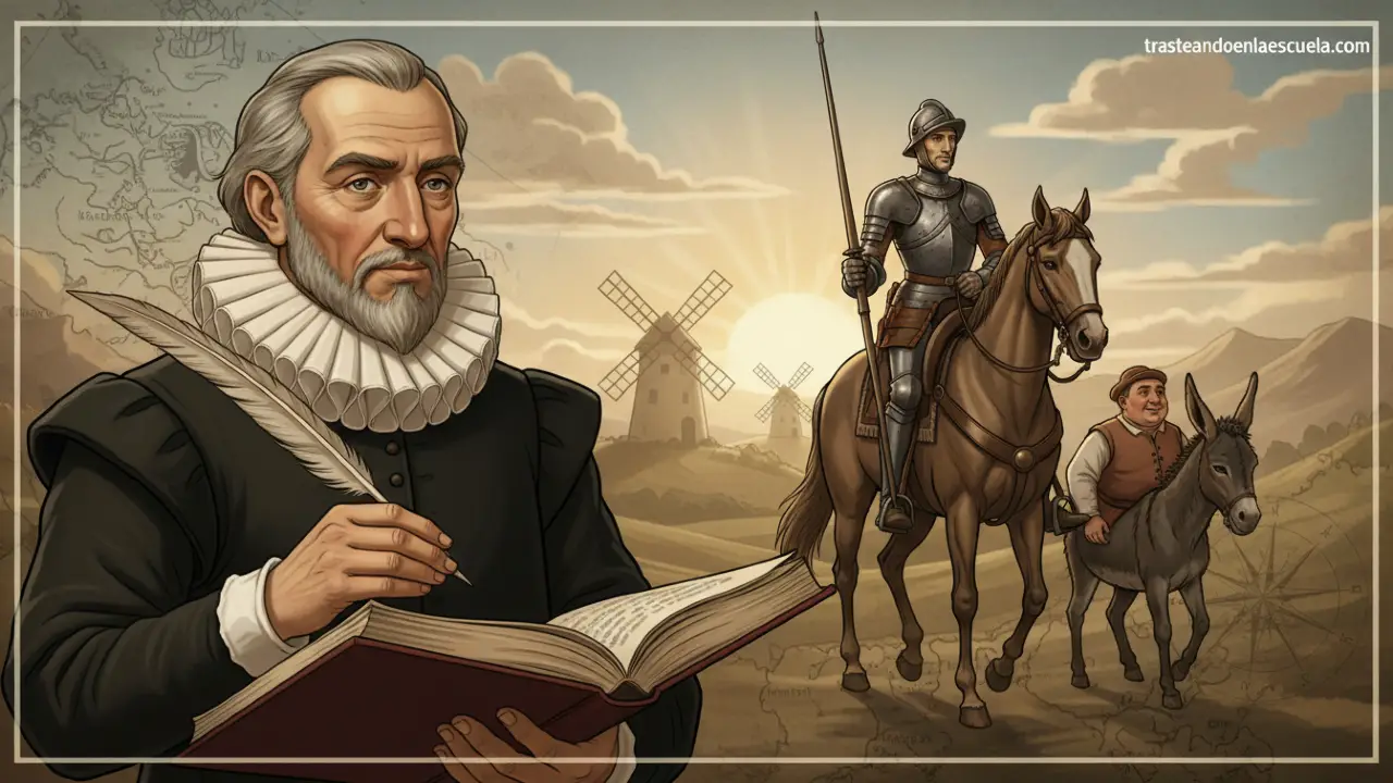Miguel de Cervantes y Don Quijote: biografía, obra y personajes