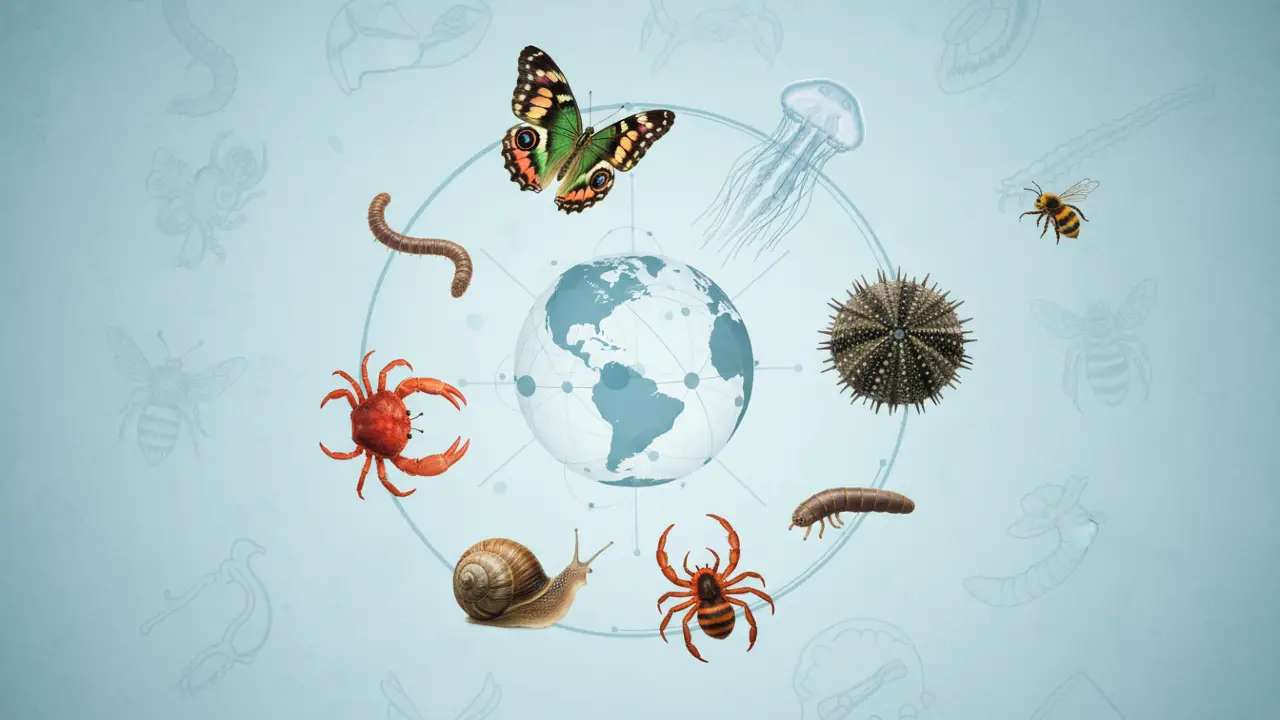 Qué son los animales invertebrados: características y clasificación