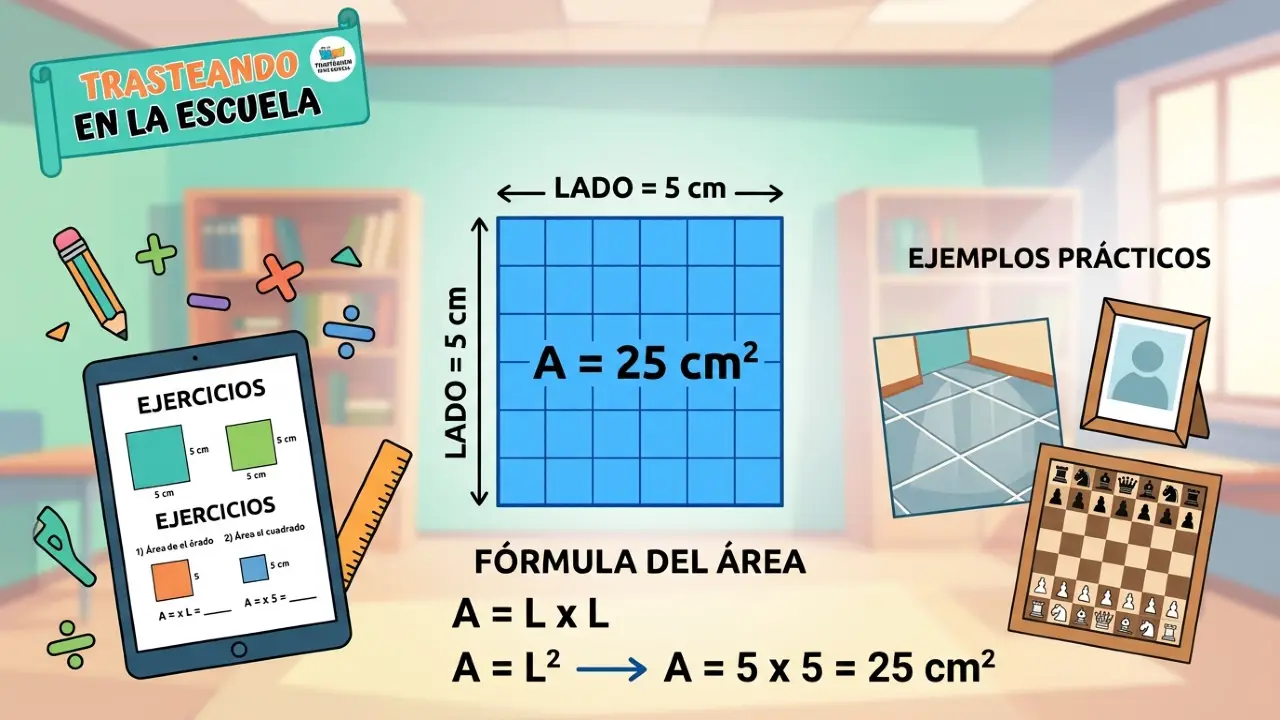 Área del cuadrado: fórmula, ejercicios y ejemplos prácticos