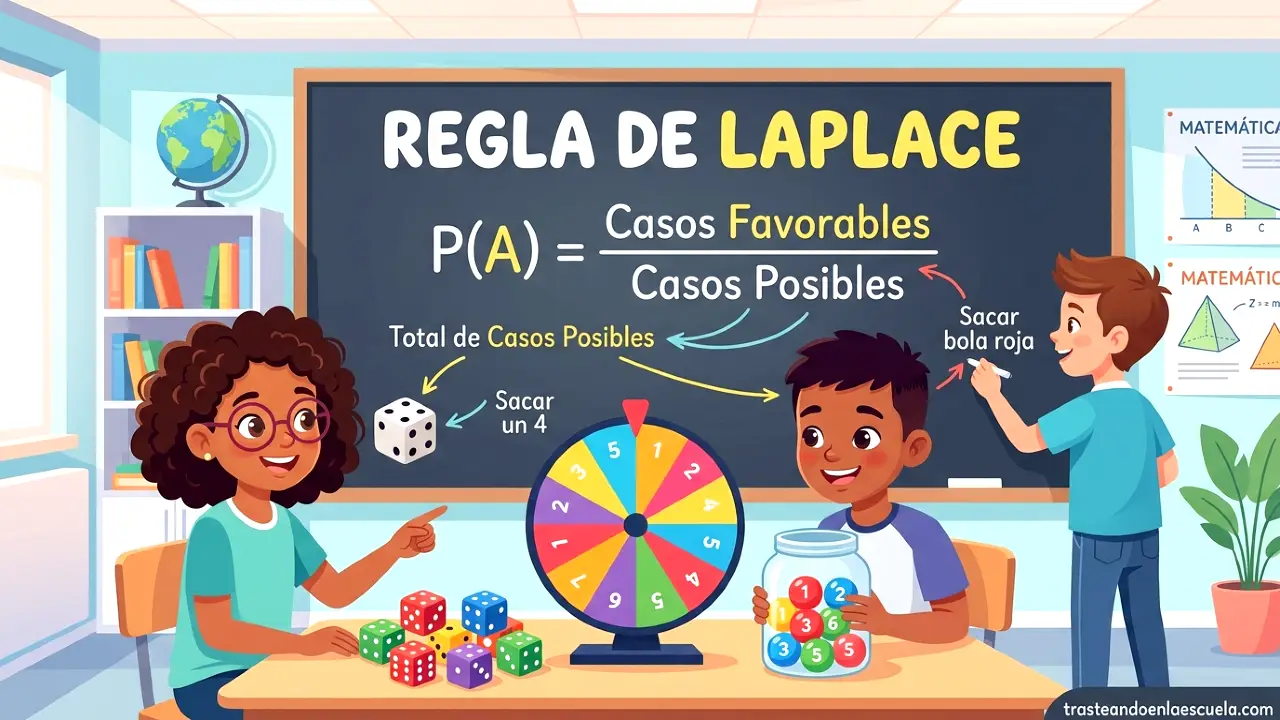 Cálculo de probabilidades: fórmula de Laplace (regla de Laplace)