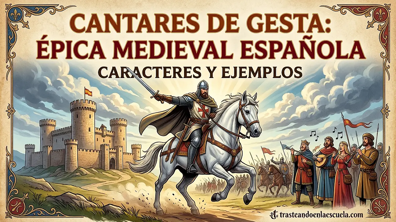 Cantares de gesta: épica medieval española, características y ejemplos
