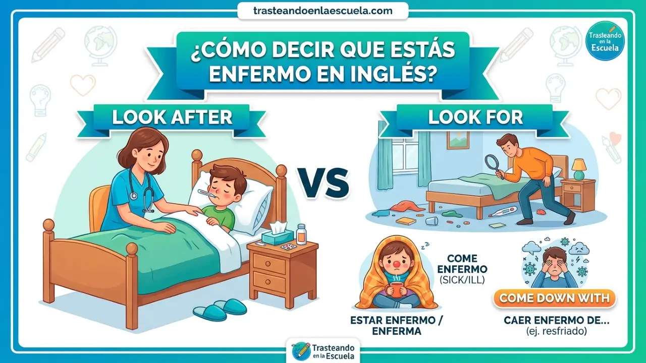 Come down with: Cómo decir que estás enfermo en inglés