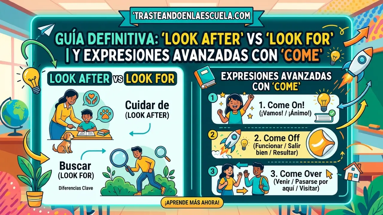 Come on, Come off, Come over: Expresiones avanzadas con COME