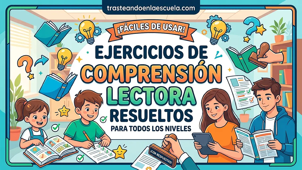 Ejercicios de comprensión lectora resueltos para todos los niveles