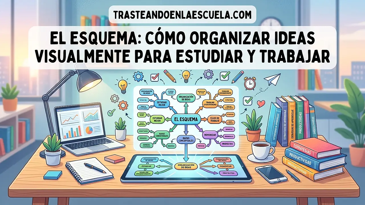 El esquema: cómo organizar ideas visualmente para estudiar y trabajar