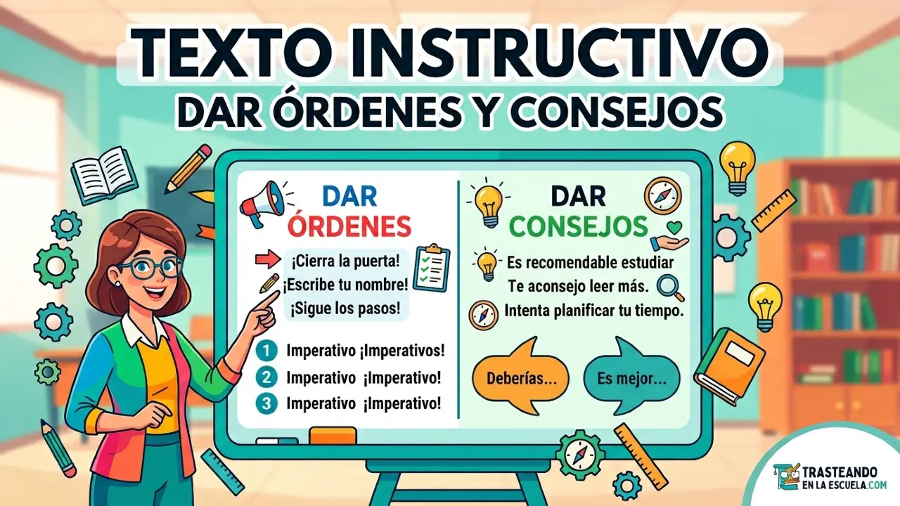 El texto instructivo: dar órdenes y consejos