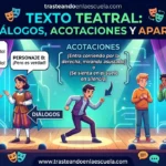 El texto teatral: diálogos, acotaciones y apartes