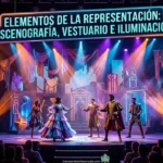 Elementos de la representación: escenografía, vestuario e iluminación