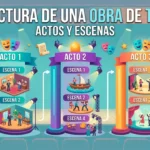 Estructura de una obra de teatro: actos y escenas