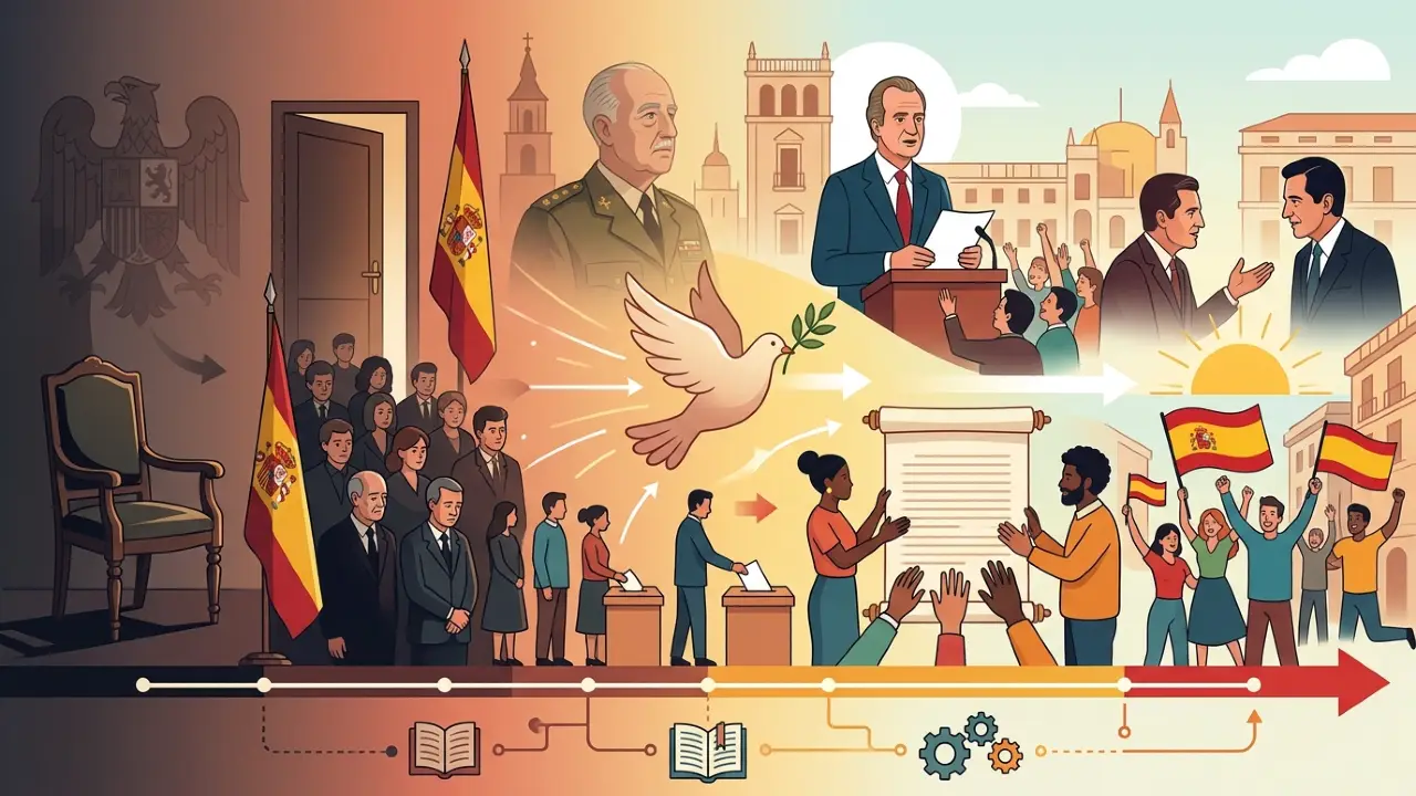 La muerte de Franco y la Transición democrática (1975-1982)