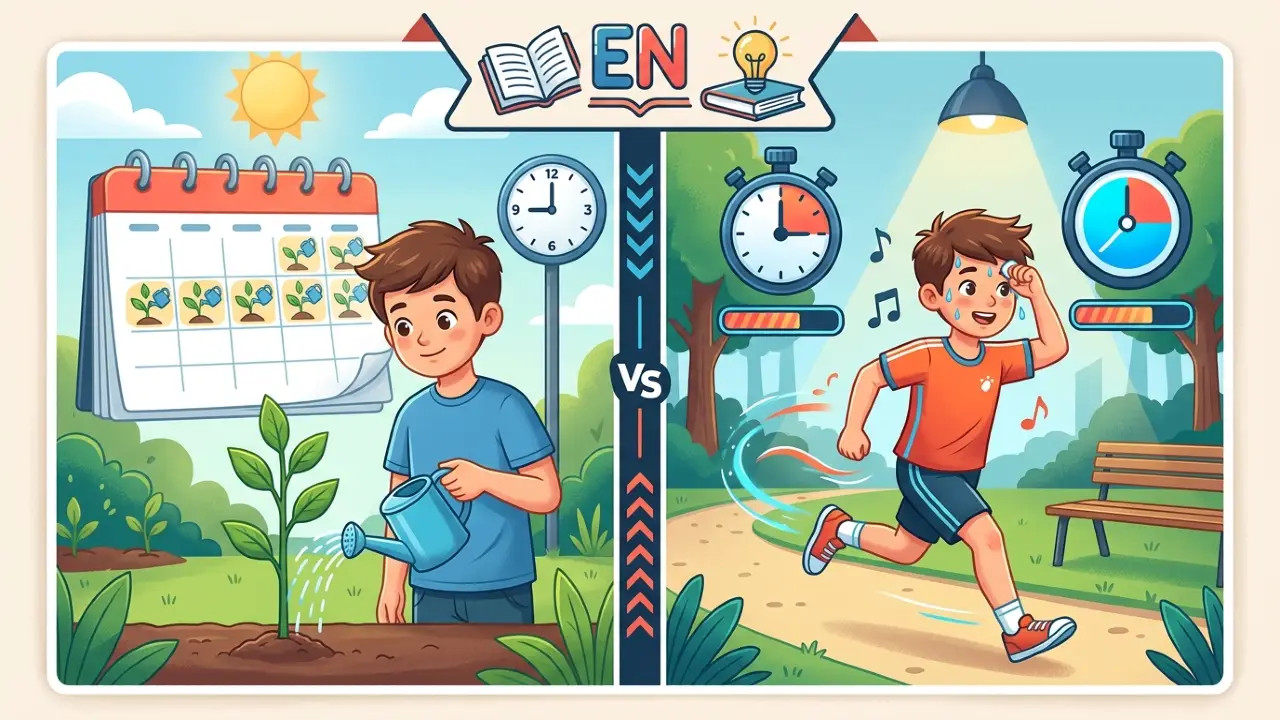 Present Simple vs Present Continuous: diferencias clave