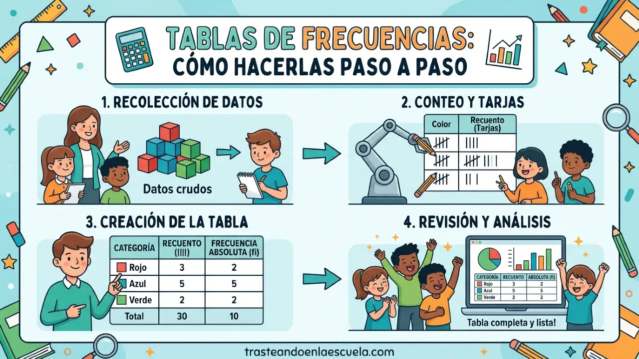 Tablas de frecuencias: cómo hacerlas paso a paso