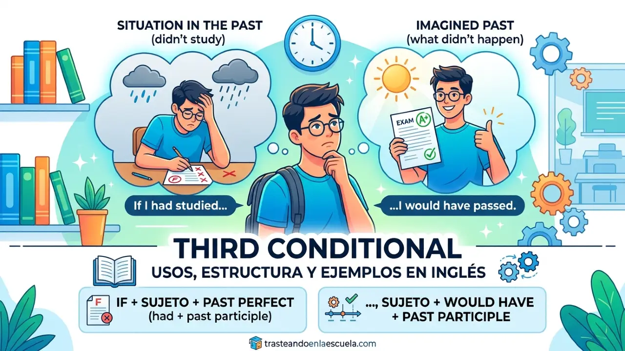 Third Conditional: usos, estructura y ejemplos en inglés