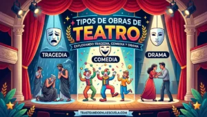 Tipos de obras teatrales: tragedia, comedia y drama