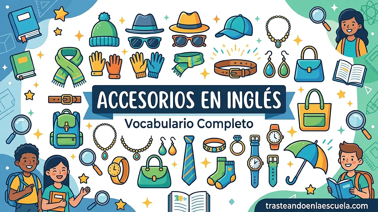 Accessories en inglés: vocabulario completo de complementos