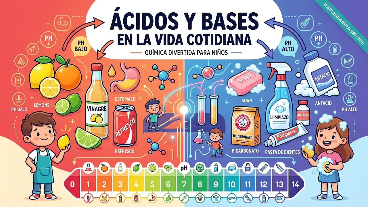 Ácidos y bases en la vida cotidiana